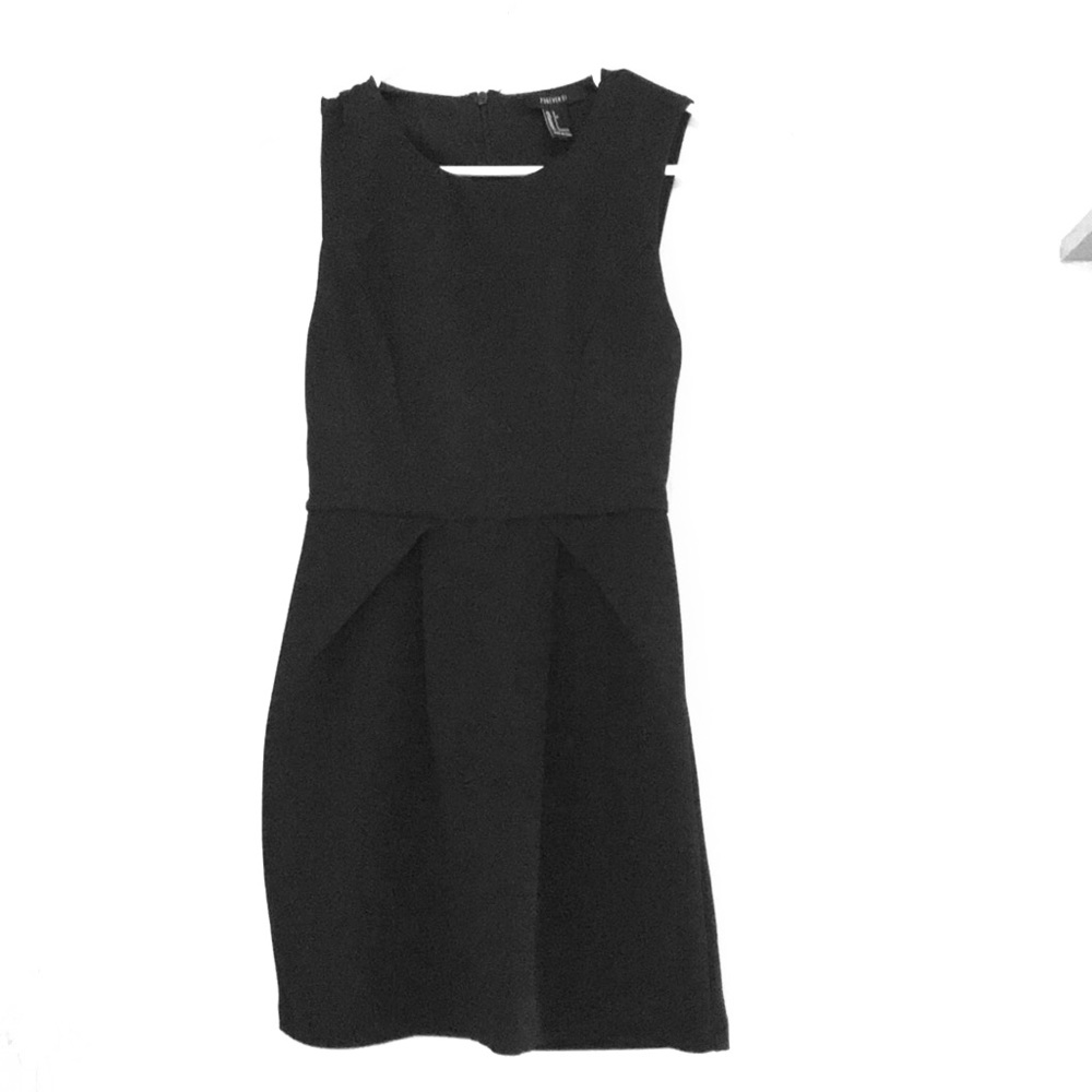 Structured little black dress